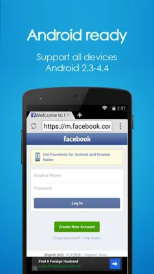 Internet Web Explorer android App screenshot 2