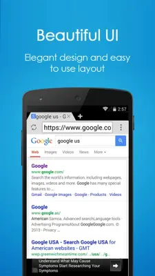 Internet Web Explorer android App screenshot 4